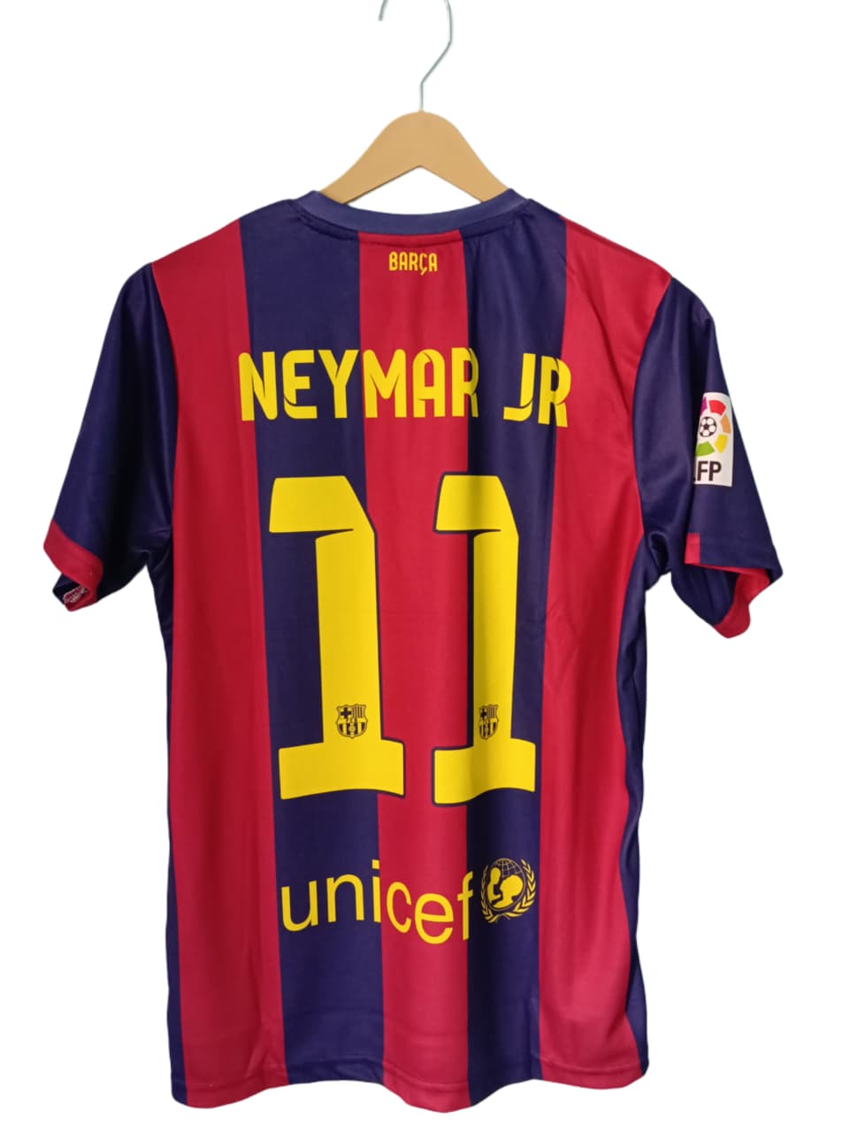 FC Barcelona Home Red/Blue Fan Jersey - Inspired Qatar Airways Mid-2010s Kit