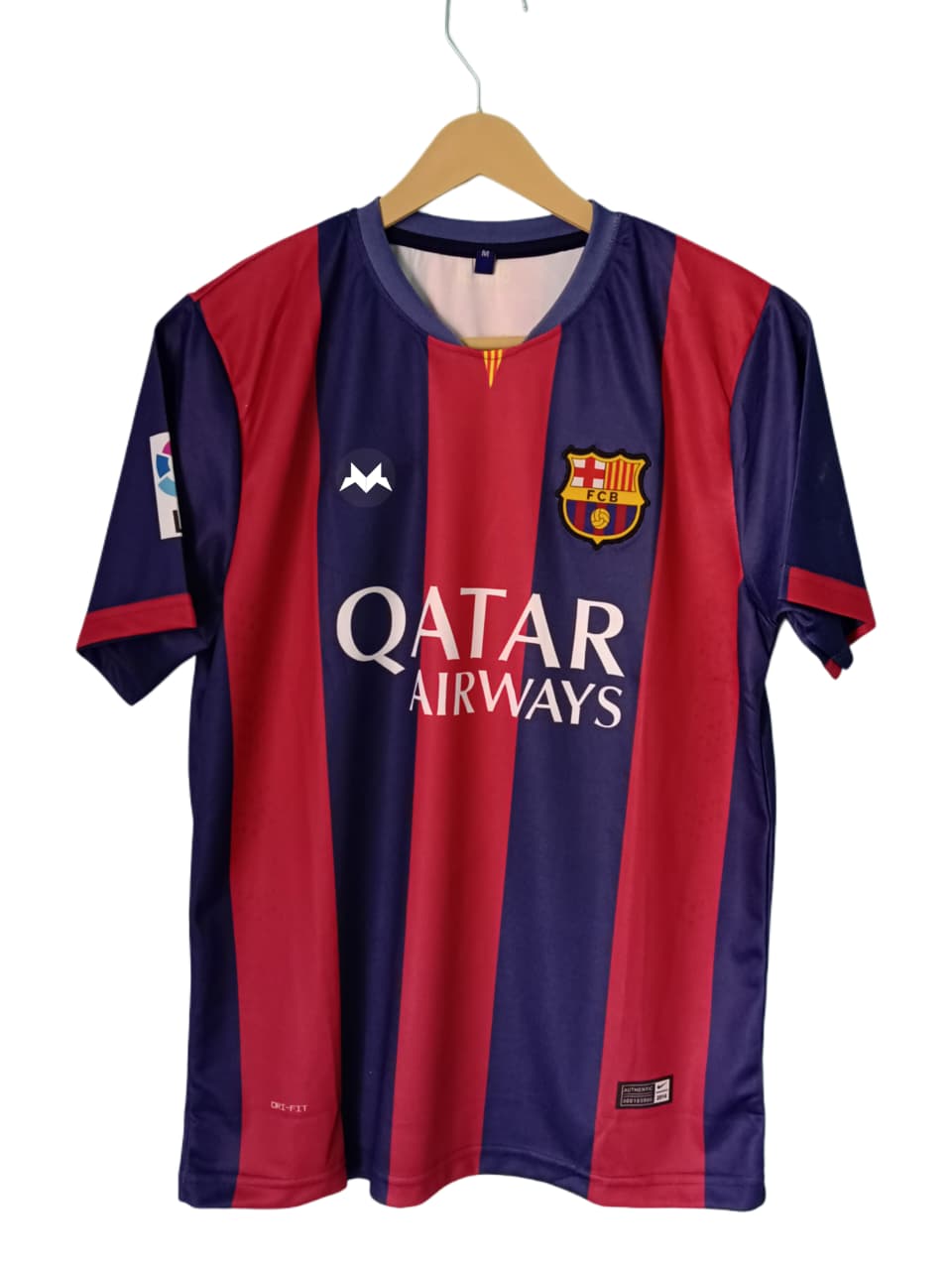 FC Barcelona Home Red/Blue Fan Jersey - Inspired Qatar Airways Mid-2010s Kit