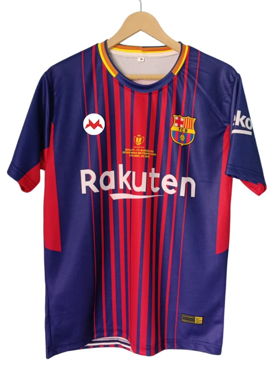 FC Barcelona Home Red/Blue Fan Jersey - Inspired Qatar Airways Mid-2010s Kit