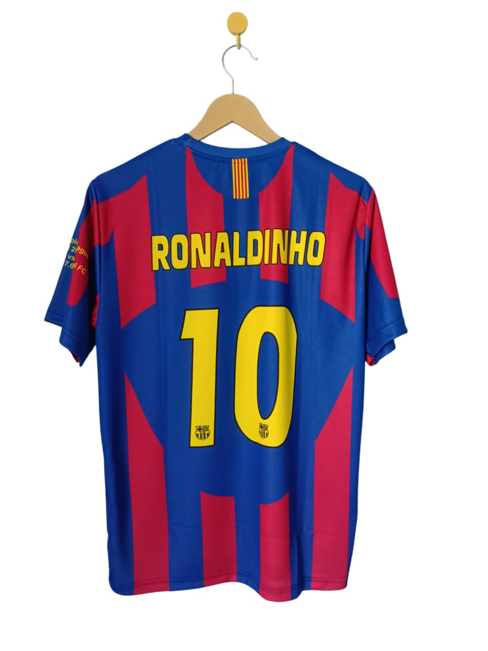 FC Barcelona Home Red/Blue Fan Jersey - Inspired 06 Champions League Final Kit