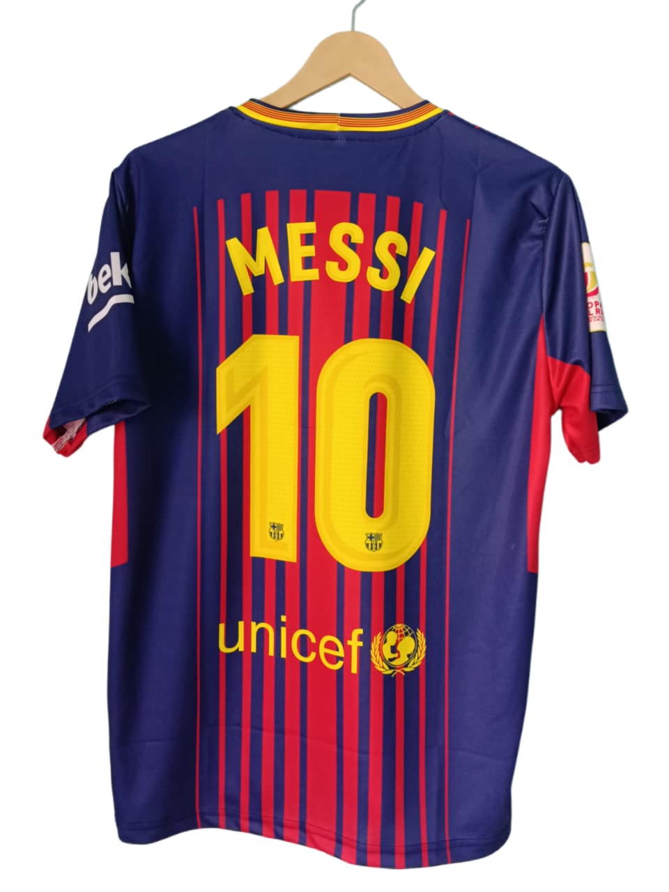 FC Barcelona Home Red/Blue Fan Jersey - Inspired Qatar Airways Mid-2010s Kit