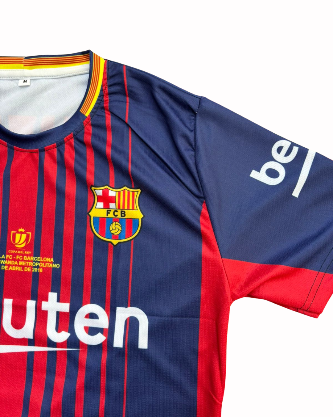 FC Barcelona Home Red/Blue Fan Jersey - Inspired Qatar Airways Mid-2010s Kit