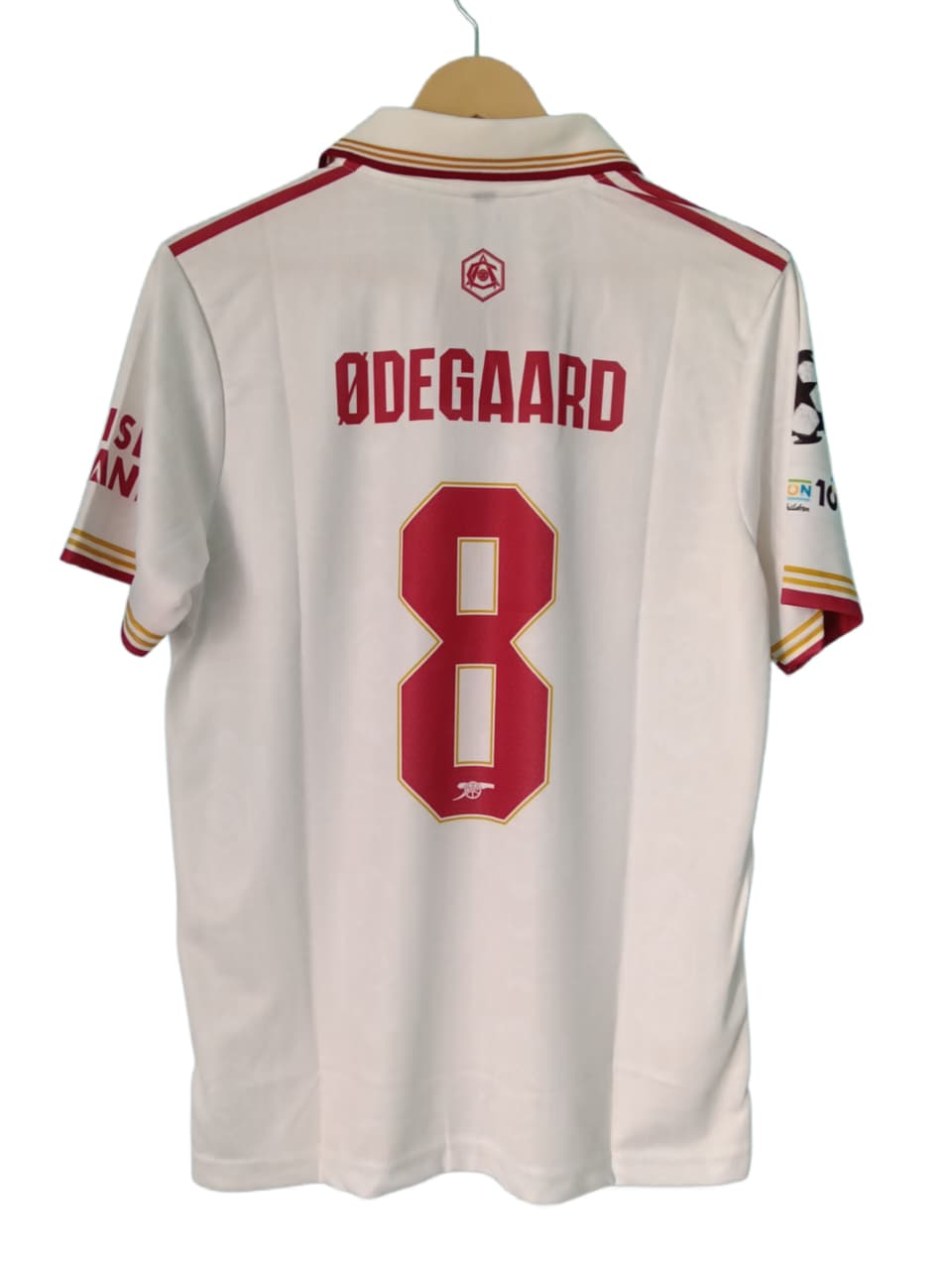 Arsenal White Retro-Inspired Fan Jersey