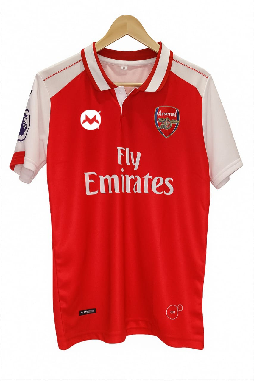 Arsenal Red Retro Collar Jersey | Classic Football Heritage Meets Modern Streetwear