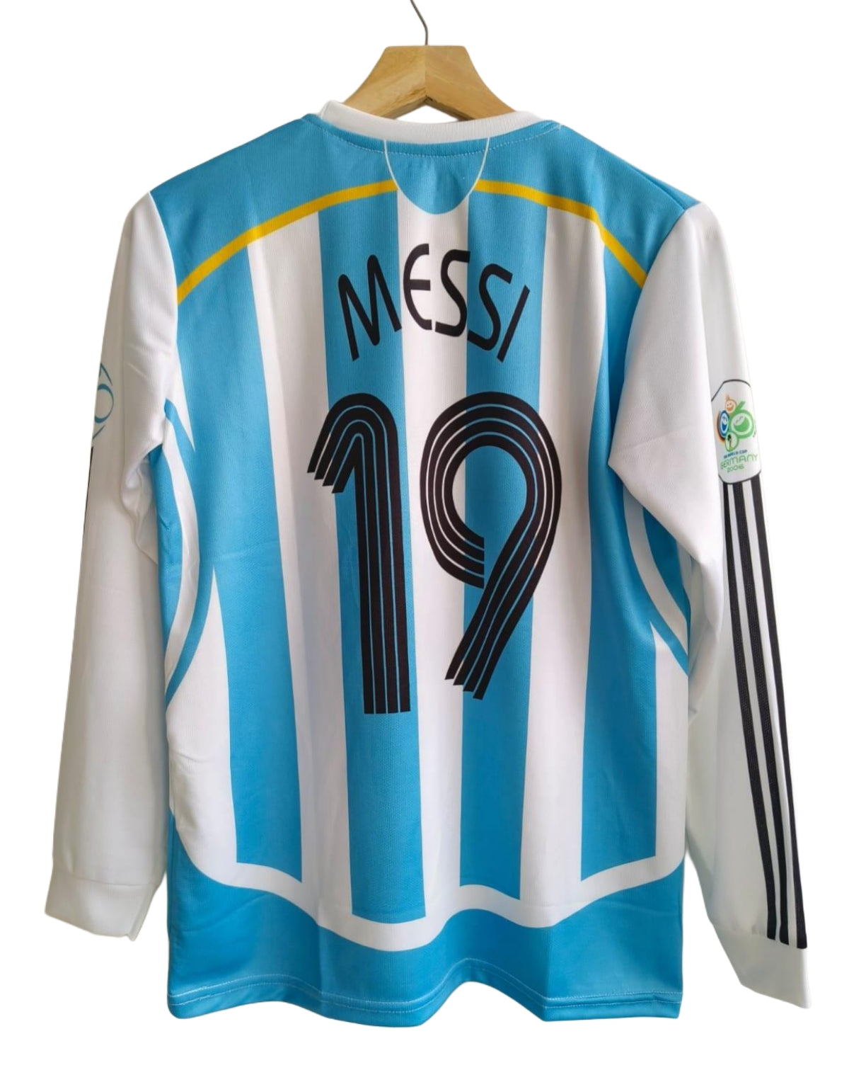 Argentina Classic Long Sleeve Jersey | Retro Fan Football Jersey for Collectors